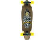 LANDYACHTZ FIBERGLASS STOUT WISE GUY SKATEBOARD COMPLETE 9.9x36