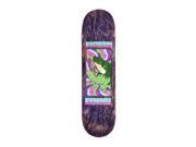 BirdHouse Raybourn Frog Skate Deck Purple Green 8.25 w MOB GRIP