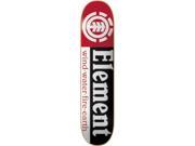 ELEMENT SECTION SKATEBOARD DECK 7.75 thriftwood w MOB GRIP