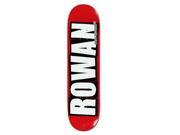Baker Rowan Logo Skate Deck Red Black 8