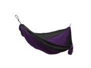 Grand Trunk Single Parachute Nylon Hammock Dark Purple Black