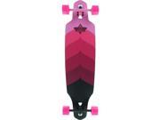 Dusters Wake Drop Thru Longboard Skateboard Complete Pink 38