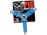 Pig Skate Tool w rethreader Blue