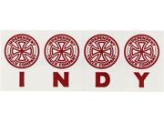 INDEPENDENT FOUR OF A KIND DECAL STICKER 6.5x2.5