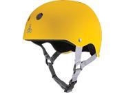 TRIPLE 8 HELMET YEL RUBBER BLK L