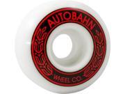 AUTOBAHN AB S 53mm WHT Skateboard Wheels set of 4