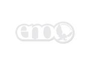 Eno Logo Sticker with Eagle White 4inch