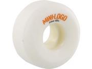 MINI LOGO A CUT 53mm 101a WHITE Skateboard Wheels Set