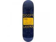 Doom Sayers Snake Shake Skate Deck Navy Yellow 8.38 w MOB Grip