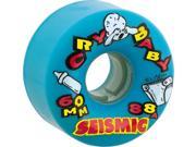 SEISMIC CRY BABY 60mm 88a BLUE Skateboard Wheels