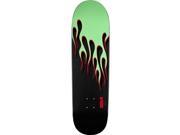 Powell Peralta Hot Rod Flames Skate Deck Green Red 9.37 w MOB Grip