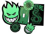 SPITFIRE STAY LIT 6 PK STICKER DECALS assorted