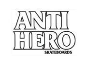 AntiHero Decal Sticker White 6inch