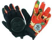 SECTOR 9 RUSH SLIDE GLOVES M BLK RED