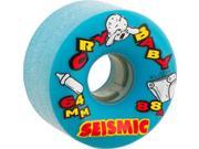 SEISMIC CRY BABY 64mm 88a BLUE Skateboard Wheels