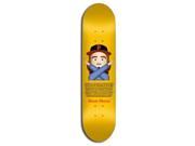 Skate Mental Staba Emoji Skate Deck Yellow 8.5 w MOB GRIP