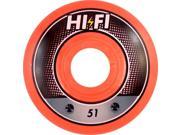 HI FI LIVEWorld IndustriesRE 51mm RED SWIRL superthane Skateboard Wheels