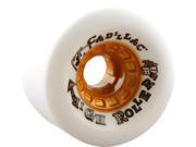 CADILLAC HIGH ROLLER 70mm 79a WHITE Set of 4 Wheels