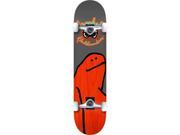 KROOKED LIVE FAST DYE SHMOO LG SKATEBOARD COMPLETE 8.0 RED BLK