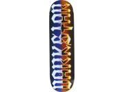 DARKSTAR CHROME Skateboard Deck 8.25 ORG PUR sl w MOB GRIP
