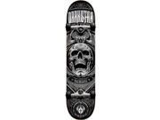 Darkstar Crest Skateboard Complete Silver 7.75