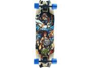 LANDYACHTZ WOLF SHARK WARRIOR WOMAN SKATEBOARD COMPLETE 10x35.5