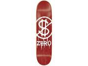 Zero Hardluck Deck Stained White 8.25 w MOB Grip