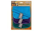 Chico Snack Time RePETe Bags Blue Purple Green 3 Color Set