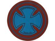 Independent Cross Decal Red Blue 4inch