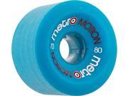 METRO MOTION 70mm 80a BLUE Skateboard Wheels