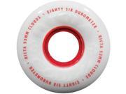 Ricta Clouds Skateboard Wheels Set White Red 57mm 86a