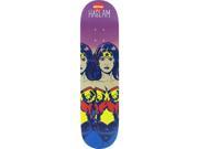 Almost Haslam Wonder Woman Skate Deck Purple Blue 7.75 w MOB Grip