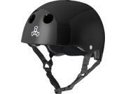 TRIPLE 8 SKATE HELMET BLK GLOSS STD.LINER L TRIPLE 8 SKATE HELMET BLK GLOSS STD.LINER L
