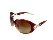 Duco 1220 Women s Classic Polarized Sunglasses 100% UV Protection Brown Frame Brown Lens