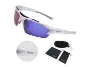 DUCO Polarized Sports Sunglasses for Baseball Cycling TR90 Superlight Frame 6200