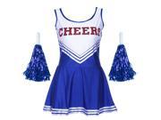 School Girl Cheerleader Uniform Fancy Dress