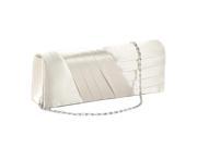 Simple Stain Pleated Evening Clutch Bag