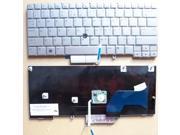 Laptop Keyboard for version HP 2740 2740P notebook wire Silver US Layout Version