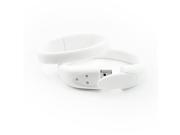 WIFEB 32GB USB Flash Drive Hidden in Silicone WristBand USB2.0 Flash Memory White WIFEB 32GB USB Flash Drive Hidden in Silicone WristBand USB2.0 Flash Memory White