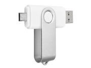 WIFEB 32GB Swivel Micro USB 2.0 OTG Flash Drive For Android Smartphone Tablet PC White