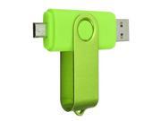 WIFEB 8GB Swivel Micro USB 2.0 OTG Flash Drive For Android Smartphone Tablet PC Green