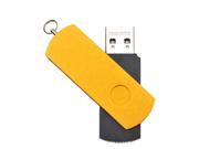 FEBNISCTE Foldable Storage Thumb U Disk Gift Portable Pendrive 8GB Gold