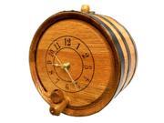 Old English Oak Barrel Wall Clock