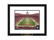 Kansas City Chiefs NFL Framed Double Matted Stadium Print