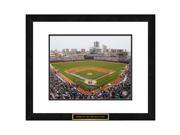 Chicago Cubs MLB Framed Double Matted Stadium Print