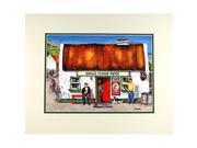 Thatched Pub Personalized Double Matted Print