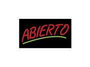 Abierto Neon Sign Spanish Open Store Sign