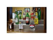 34 inch 2 Tier Liquor Bottle Shelf Translucent