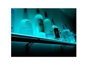 Wall Mounted LED Lighted Liquor Bottle Shelf 8 L