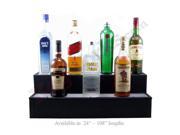2 Tier Lighted Liquor Bottle Bar Shelves 30 Length